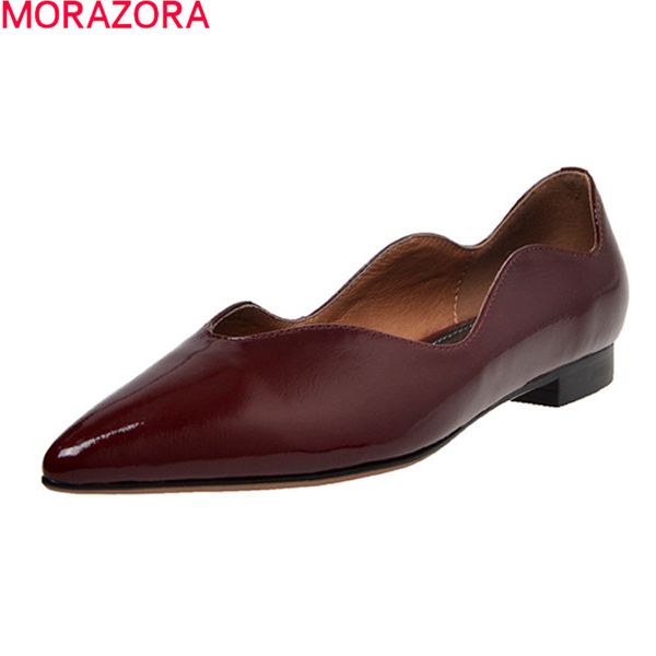 morazora 2020 new brand comfortable women flats genuine leather shallow single shoes summer pointed toe causal ladies shoes, Black
morazora 2020 new brand comfortable women flats genuine leather shallow single shoes summer pointed toe causal ladies shoes, Black