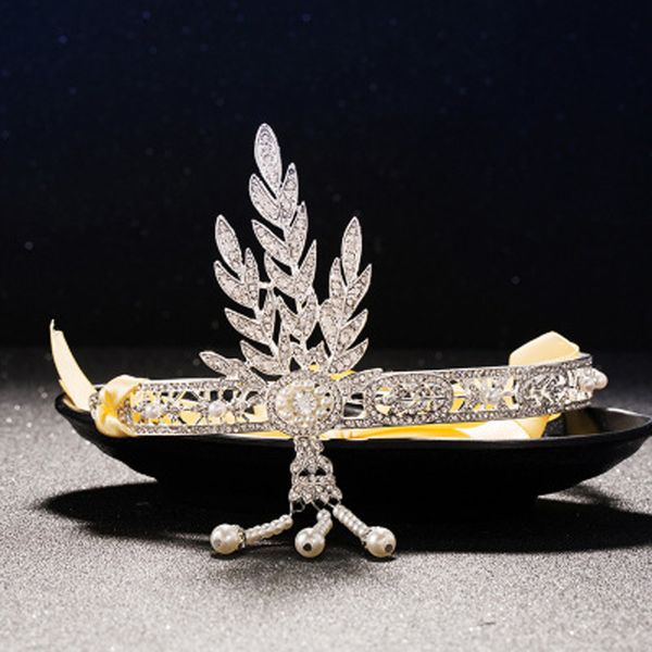 the great gatsby three color crystal hair jewelry pearl rhinestone tiara crown bridal headband women wedding hair accessories, Golden;white
the great gatsby three color crystal hair jewelry pearl rhinestone tiara crown bridal headband women wedding hair accessories, Golden;white