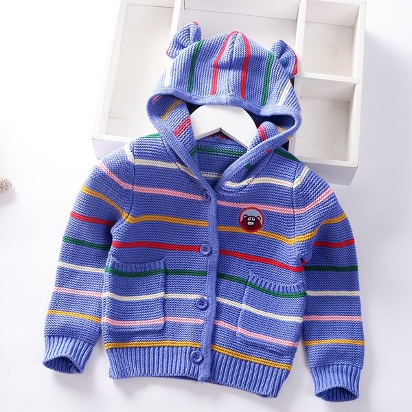 children's autumn 2020 new boys' hooded striped sweater cute children's baby sweater, Blue
children's autumn 2020 new boys' hooded striped sweater cute children's baby sweater, Blue