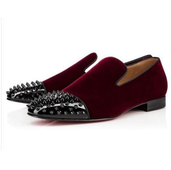 горячая распродажа новый бренд черный шип шпильки черные замшевые мокасины роскошные мужские шип квартиры повседневная обувь для мужчин обув, Black
горячая распродажа новый бренд черный шип шпильки черные замшевые мокасины роскошные мужские шип квартиры повседневная обувь для мужчин обув, Black