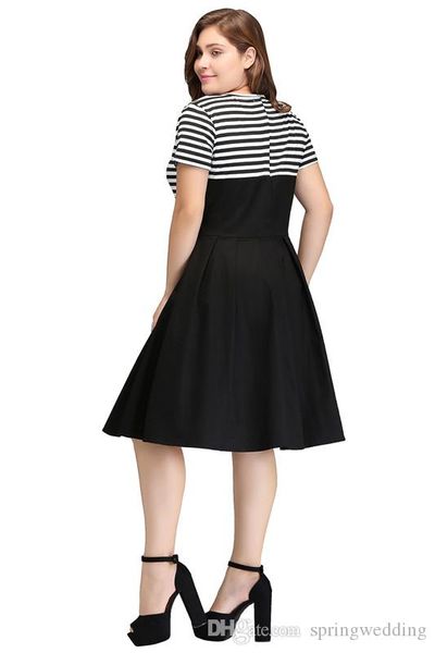 на складе misshow vestidos женщины summer фиктивный два кусочка полосатой vintage платье свинг rockabilly лоскутная хлопка плюс размер плать, Black;gray
на складе misshow vestidos женщины summer фиктивный два кусочка полосатой vintage платье свинг rockabilly лоскутная хлопка плюс размер плать, Black;gray