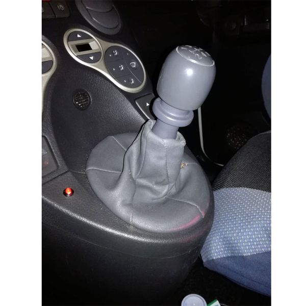 5 speed car gear shift knob with leather boot for panda 2003 2004 2005 2006 2007 2008 - 2012
5 speed car gear shift knob with leather boot for panda 2003 2004 2005 2006 2007 2008 - 2012