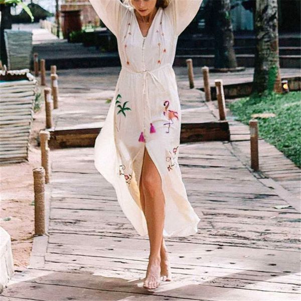 2019 new embroider cotton beach dress swim suit cover up saida de praia pareos de playa mujer sarong beach cover up kaftan, Blue;gray
2019 new embroider cotton beach dress swim suit cover up saida de praia pareos de playa mujer sarong beach cover up kaftan, Blue;gray