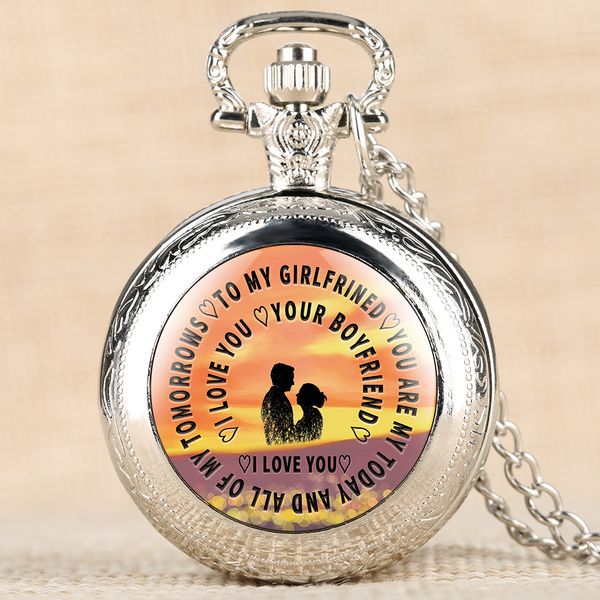 quartz pocket watch for lover to my girlfriend series watches for women valentine's day gift necklace chain gift lady, Slivery;golden
quartz pocket watch for lover to my girlfriend series watches for women valentine's day gift necklace chain gift lady, Slivery;golden