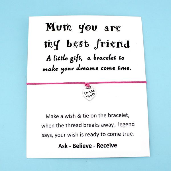 mom mum heart friends thank you bee silver charm card bracelets pink women men handmade fashion jewelry drop shipping gift, Golden;silver
mom mum heart friends thank you bee silver charm card bracelets pink women men handmade fashion jewelry drop shipping gift, Golden;silver