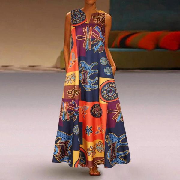 new summer women girl printed sleeveless dresses vestidos de festa women casual vintage beach party vestidos long dresses, Black;gray
new summer women girl printed sleeveless dresses vestidos de festa women casual vintage beach party vestidos long dresses, Black;gray