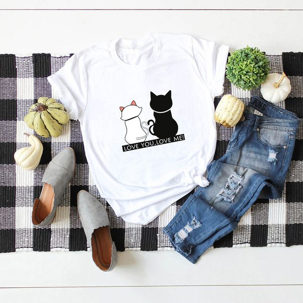cat image printing t shirt short sleeve round neck lady women t shirt for girlscasual short sleeve t-shirt woman, Black
cat image printing t shirt short sleeve round neck lady women t shirt for girlscasual short sleeve t-shirt woman, Black