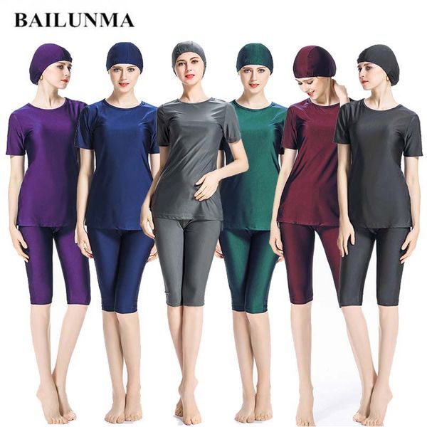 bailunma swimwear women muslim swimsuit short sleeve burkinis swimwear modest style muslimah swim clothing islamic wear hijab033
bailunma swimwear women muslim swimsuit short sleeve burkinis swimwear modest style muslimah swim clothing islamic wear hijab033