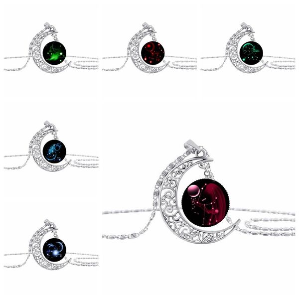 2019 новый стиль звездное 12 созвездие многоцветный время драгоценный камень ожерелье полые резные луна ожерелье мода женщины мужчины подаро, Silver
2019 новый стиль звездное 12 созвездие многоцветный время драгоценный камень ожерелье полые резные луна ожерелье мода женщины мужчины подаро, Silver