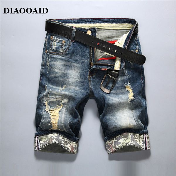 diaooaid 2018 new fashion mens ripped short jeans brand clothing cotton shorts breathable denim shorts male personality, Blue
diaooaid 2018 new fashion mens ripped short jeans brand clothing cotton shorts breathable denim shorts male personality, Blue