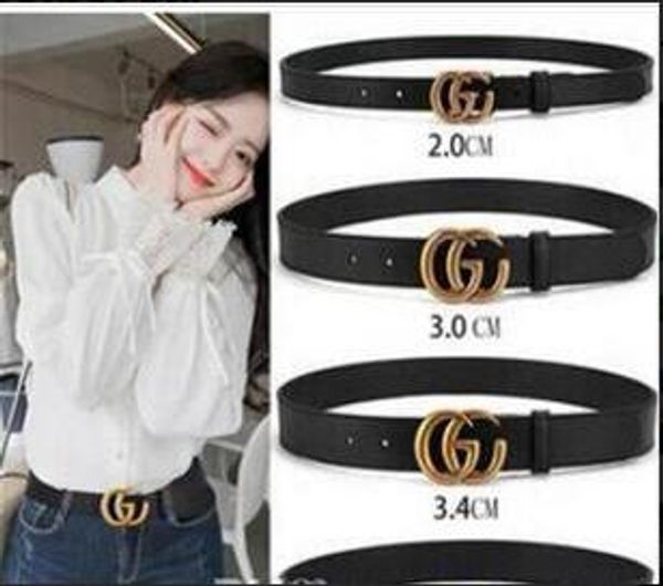 2019 men designers genuine leather belt gold silver letter buckle waistband belts belt no box, Black;brown