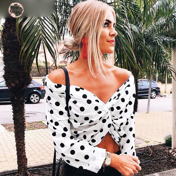vrouwen футболка zomer crop tops dot печать с плеча mouwen sexy mouw бич топы ньиве damess cap рукавом, White
vrouwen футболка zomer crop tops dot печать с плеча mouwen sexy mouw бич топы ньиве damess cap рукавом, White