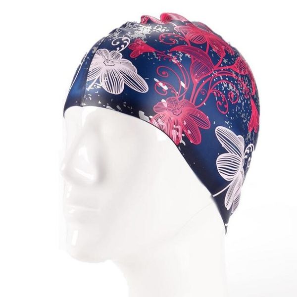 swimming pool professional sport caps for women silicone waterproof swimwear floral printed soft female hats ing
swimming pool professional sport caps for women silicone waterproof swimwear floral printed soft female hats ing
