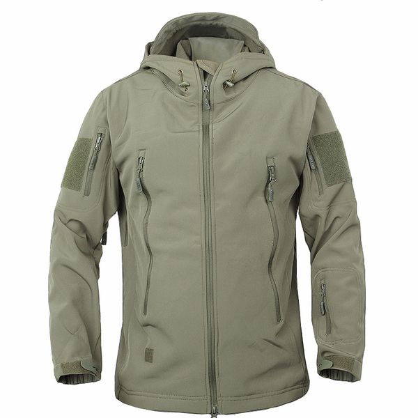 shark skin soft shell outdoors military tactical jacket men waterproof windproof coat hunt camouflage army clothing hoody softshell jacket, Black;brown
shark skin soft shell outdoors military tactical jacket men waterproof windproof coat hunt camouflage army clothing hoody softshell jacket, Black;brown