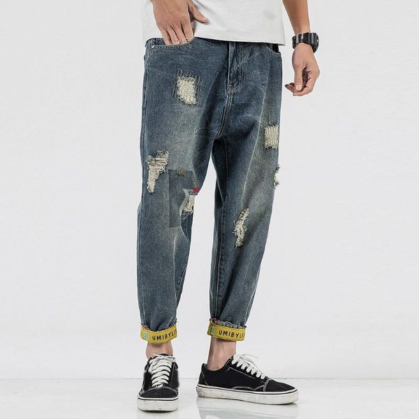 autumn new original men jeans plus size side pocket denim cargo pants men loose biker jeans joggers casual pant, Blue
autumn new original men jeans plus size side pocket denim cargo pants men loose biker jeans joggers casual pant, Blue