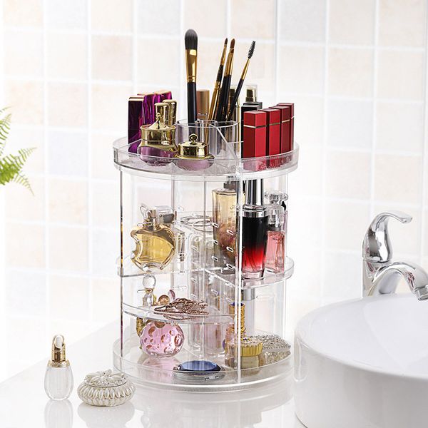 вращающийся cosmetic ящик для хранения 360 ° вращения регулируемая carousel cosmetic хранения
вращающийся cosmetic ящик для хранения 360 ° вращения регулируемая carousel cosmetic хранения