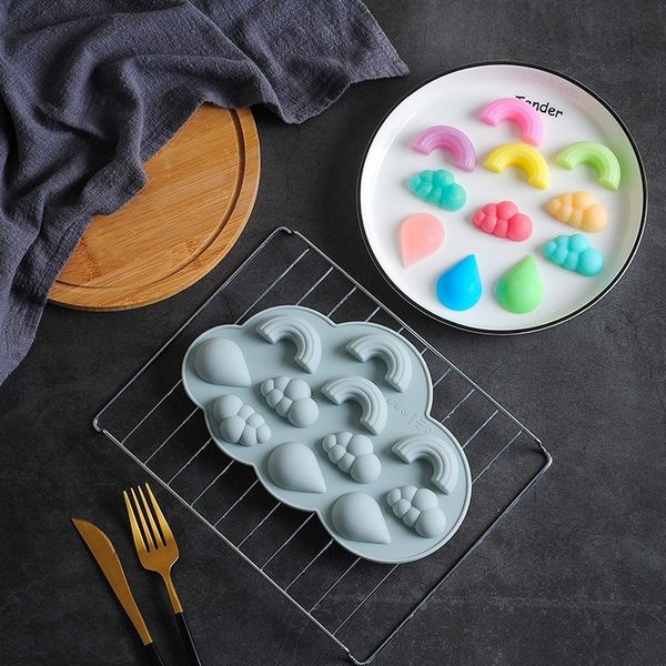 rainbow cloud raindrop silica gel cake chocolate baking mold ice cube candy pudding diy mold dhl
rainbow cloud raindrop silica gel cake chocolate baking mold ice cube candy pudding diy mold dhl