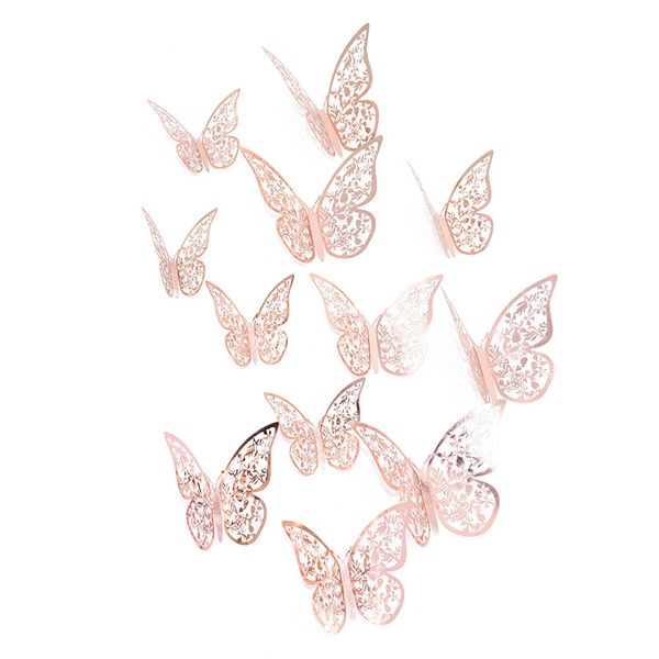 12pcs/set 3d hollow butterfly multi-piece wall stickers silver gold paper stickers for fridge home party wedding decor
12pcs/set 3d hollow butterfly multi-piece wall stickers silver gold paper stickers for fridge home party wedding decor
