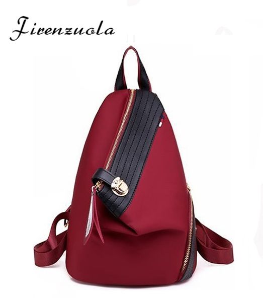 women nylon casual backpack woman leather fashion shoulder bag with zippers #503
women nylon casual backpack woman leather fashion shoulder bag with zippers #503