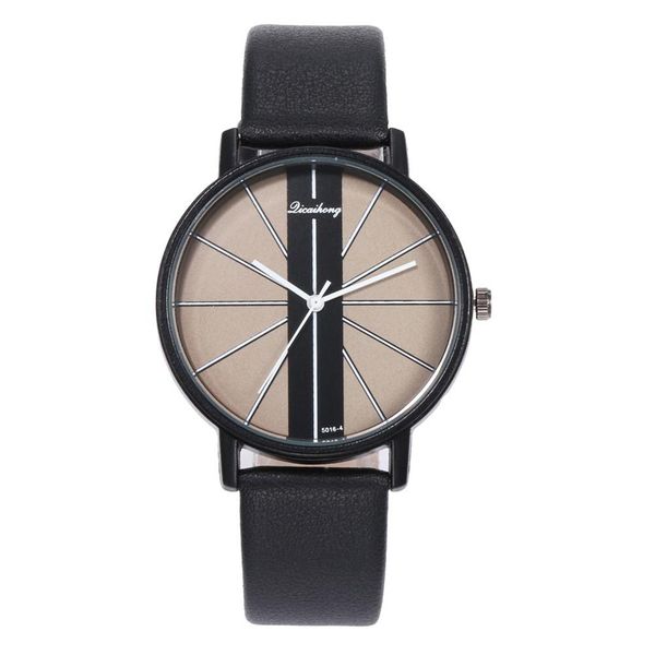 chic linear design faux leather band round dial analog women quartz wrist watch fashionable ladies quartz watch, Slivery;brown
chic linear design faux leather band round dial analog women quartz wrist watch fashionable ladies quartz watch, Slivery;brown