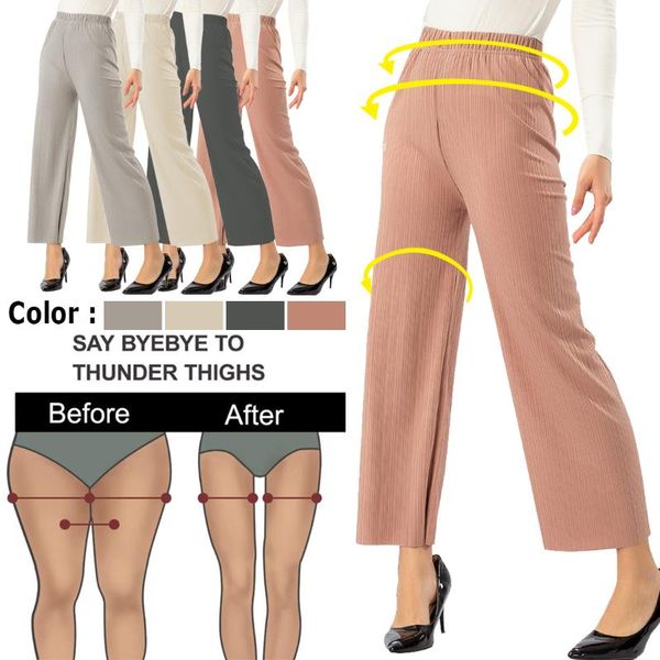 casual wide leg pants for women high waist pants fashion pleated leggings long trousers elastic straight loose, Black;blue
casual wide leg pants for women high waist pants fashion pleated leggings long trousers elastic straight loose, Black;blue