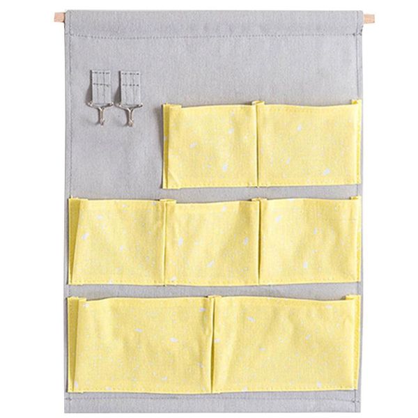 7 pockets display bedroom wall hanging cotton linen pouch door organizer storage bag sundries decorative with hook home closet
7 pockets display bedroom wall hanging cotton linen pouch door organizer storage bag sundries decorative with hook home closet