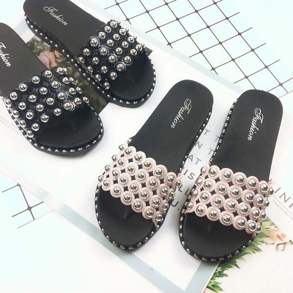 fashion bling cutout slippers woman pink love rivets open toe muffin sandals ladies beading wedges shoes flipflops mujer slides, Black
fashion bling cutout slippers woman pink love rivets open toe muffin sandals ladies beading wedges shoes flipflops mujer slides, Black