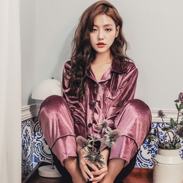 autumn winter long pajamas women warm velvet pijama pajamas set red pyjamas leisure sleepwear +pants sets fashion, Blue;gray
autumn winter long pajamas women warm velvet pijama pajamas set red pyjamas leisure sleepwear +pants sets fashion, Blue;gray