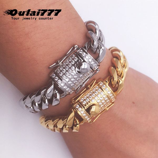 wholesale stainless steel gold men's bracelet man accesories friendship hippie link chain on hand cuba bracelets men, Black
wholesale stainless steel gold men's bracelet man accesories friendship hippie link chain on hand cuba bracelets men, Black