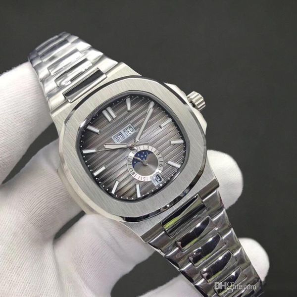 18 цветов верхнее качество часы nautilus 5726 механические автоматические мужские часы moon phase месяц кожаные ремни все функции работы, Slivery;brown
18 цветов верхнее качество часы nautilus 5726 механические автоматические мужские часы moon phase месяц кожаные ремни все функции работы, Slivery;brown