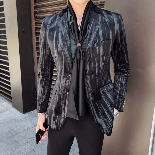 fine mens suits ( 3d printing printing velvet fabric groom dresses men's fashion suits, Black;gray
fine mens suits ( 3d printing printing velvet fabric groom dresses men's fashion suits, Black;gray