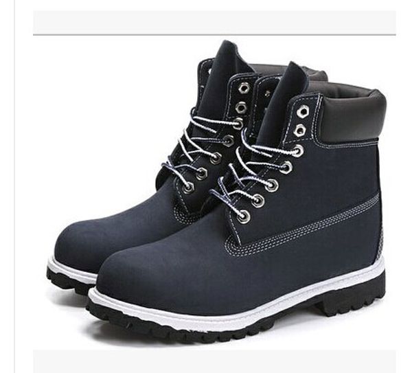 men's ankle basic contrast collar boot waterproof boot men women genuine leather outdoor martin boots 9 color eur 35-45, Black
men's ankle basic contrast collar boot waterproof boot men women genuine leather outdoor martin boots 9 color eur 35-45, Black