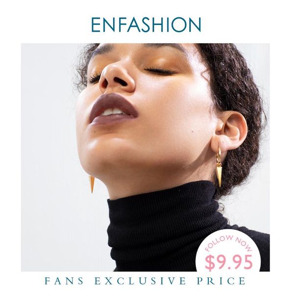 enfashion pyramid spike drop earrings for women gold color geometric earings stainless steel fashion jewelry kolczyki e201154, Silver
enfashion pyramid spike drop earrings for women gold color geometric earings stainless steel fashion jewelry kolczyki e201154, Silver