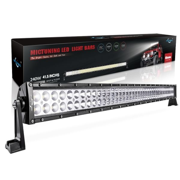 mictuning 240w led light bar combo beam waterproof for off road atv utv suv truck boat
mictuning 240w led light bar combo beam waterproof for off road atv utv suv truck boat
