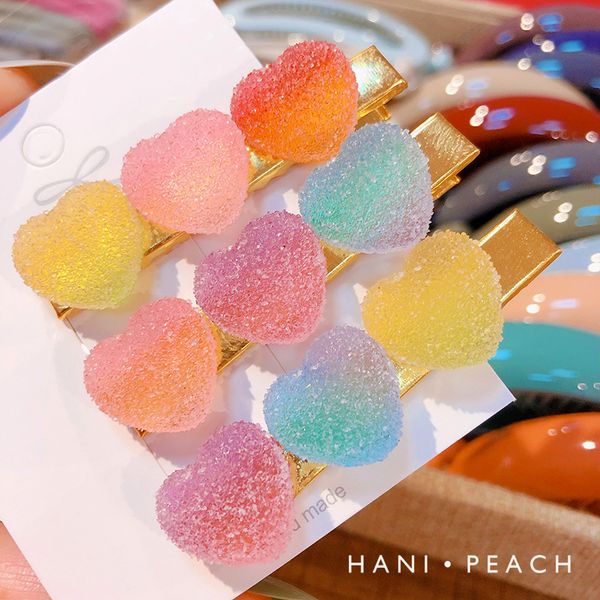 new korea sweet heart candy color minimalist hair clip hair grip lovely barrettes hairpin hair accessories for fashion women, Golden;silver
new korea sweet heart candy color minimalist hair clip hair grip lovely barrettes hairpin hair accessories for fashion women, Golden;silver