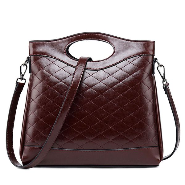new fashion genuine leather handbag women's messenger bag brand oil wax leather tote plaid female shoulder crossbody bags
new fashion genuine leather handbag women's messenger bag brand oil wax leather tote plaid female shoulder crossbody bags