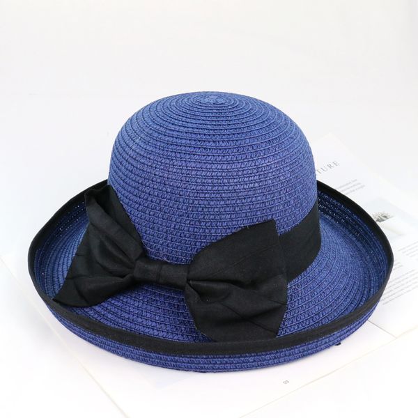 wide brim hats summer 2021 british straw hat women fashion uv protection elegant bow seaside holiday beach hair accessories gift, Blue;gray
wide brim hats summer 2021 british straw hat women fashion uv protection elegant bow seaside holiday beach hair accessories gift, Blue;gray