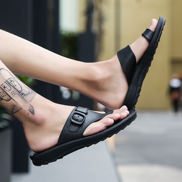 mujn 2020 new mens slipper summer men shoes breathable walking beach slippers male outdoor leisure men shoes rome flip flop man, Black
mujn 2020 new mens slipper summer men shoes breathable walking beach slippers male outdoor leisure men shoes rome flip flop man, Black