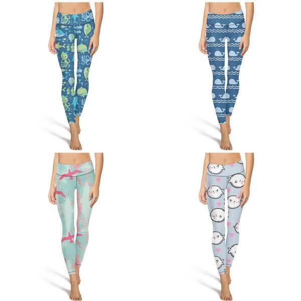 sea creatures ocs shark whale fashion women's custom yoga pants no feet casual full length suitable for sports leggings striped wave, Black
sea creatures ocs shark whale fashion women's custom yoga pants no feet casual full length suitable for sports leggings striped wave, Black