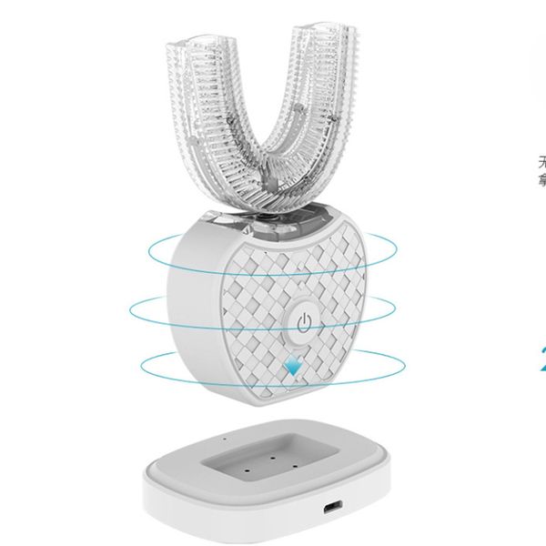 sonic automatic electric toothbrush 360 degree teeth whitening blue cold light intelligent silicone toothbrush 4 modes u shape
sonic automatic electric toothbrush 360 degree teeth whitening blue cold light intelligent silicone toothbrush 4 modes u shape