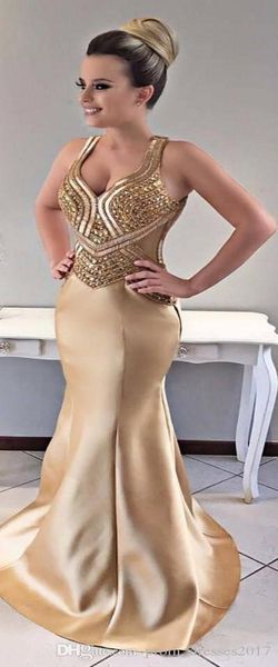 satin sweep train major beaded gold prom party dresses mermaid gold evening dresses with open back vestido festa longo, Black;red
satin sweep train major beaded gold prom party dresses mermaid gold evening dresses with open back vestido festa longo, Black;red