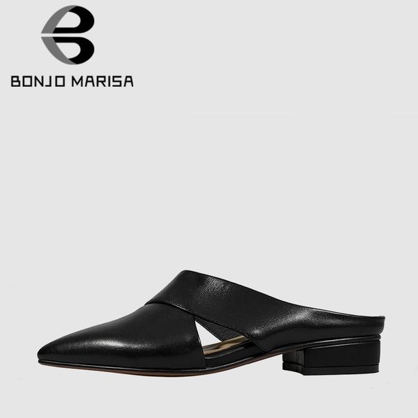 bonjomarisa 2019 new summer black slippers women genuine cow leather mules ladies leather lining breathable casual shoes woman
bonjomarisa 2019 new summer black slippers women genuine cow leather mules ladies leather lining breathable casual shoes woman