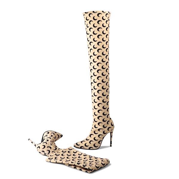 autumn winter women boots 2019 fashion brand design thin high heels knee-high boots woman printed long 35-42, Black
autumn winter women boots 2019 fashion brand design thin high heels knee-high boots woman printed long 35-42, Black