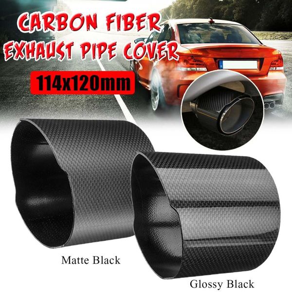 114mm universal carbon fiber car exhaust muffler tip pipe cover shell straight
114mm universal carbon fiber car exhaust muffler tip pipe cover shell straight