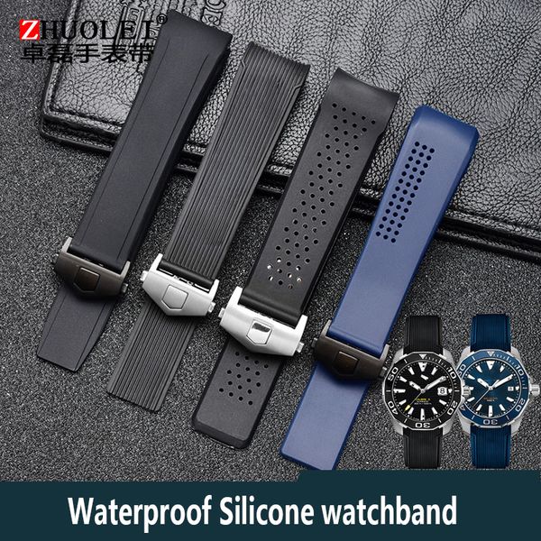 black blue silicone rubber watchband for brand watch straps 20mm 22mm waterproof soft sports watch strap wristwatches band, Black;brown
black blue silicone rubber watchband for brand watch straps 20mm 22mm waterproof soft sports watch strap wristwatches band, Black;brown
