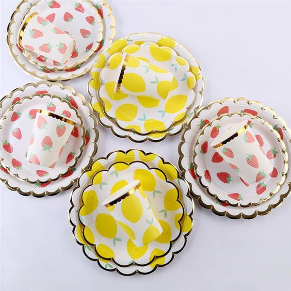 10pcs wavy golden-edged paper plates disposable round cake plates tableware party supplies for birthday 9inch
10pcs wavy golden-edged paper plates disposable round cake plates tableware party supplies for birthday 9inch