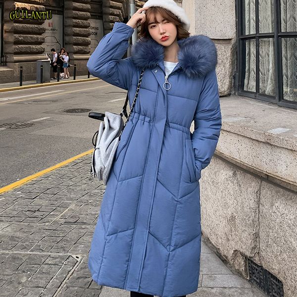 2019 fur hooded parkas mujer winter thickening warm cotton padded long paragraph jacket women plu size 3xl slim female coat, Tan;black
2019 fur hooded parkas mujer winter thickening warm cotton padded long paragraph jacket women plu size 3xl slim female coat, Tan;black