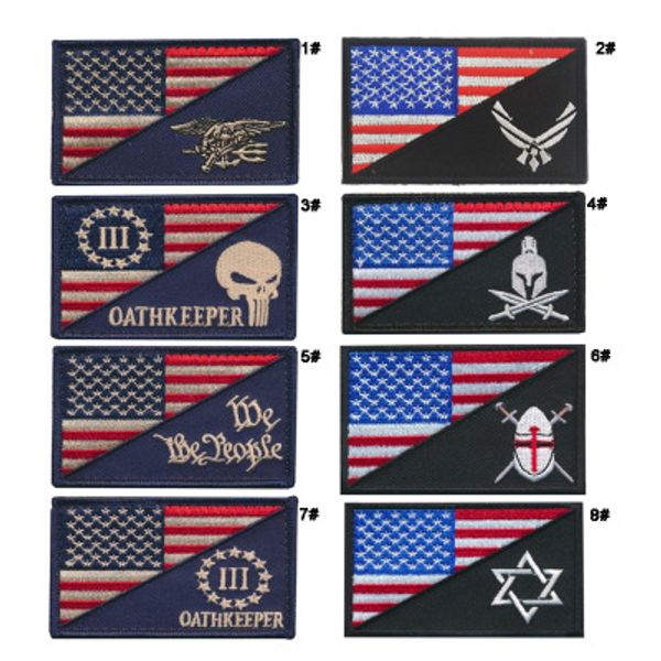 8pcs vp-86 3*2 inch 3d embroidered patches punisher us flag sheepdog marines tactical isaf attack badge patches outdoor badges, Black
8pcs vp-86 3*2 inch 3d embroidered patches punisher us flag sheepdog marines tactical isaf attack badge patches outdoor badges, Black