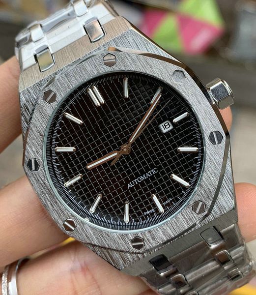 designer mens watch automatic mechanical movement silver luxury royal oak series mens watch 15400 stainless steel mens watches wristwatches, Slivery;brown
designer mens watch automatic mechanical movement silver luxury royal oak series mens watch 15400 stainless steel mens watches wristwatches, Slivery;brown