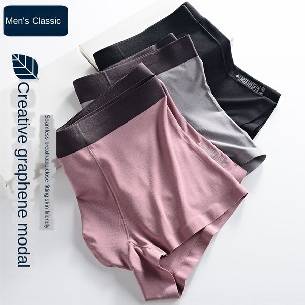 graphene men's traceless 60 modal underwear light breathable solid color middle waist boxer underwear, Black;white
graphene men's traceless 60 modal underwear light breathable solid color middle waist boxer underwear, Black;white